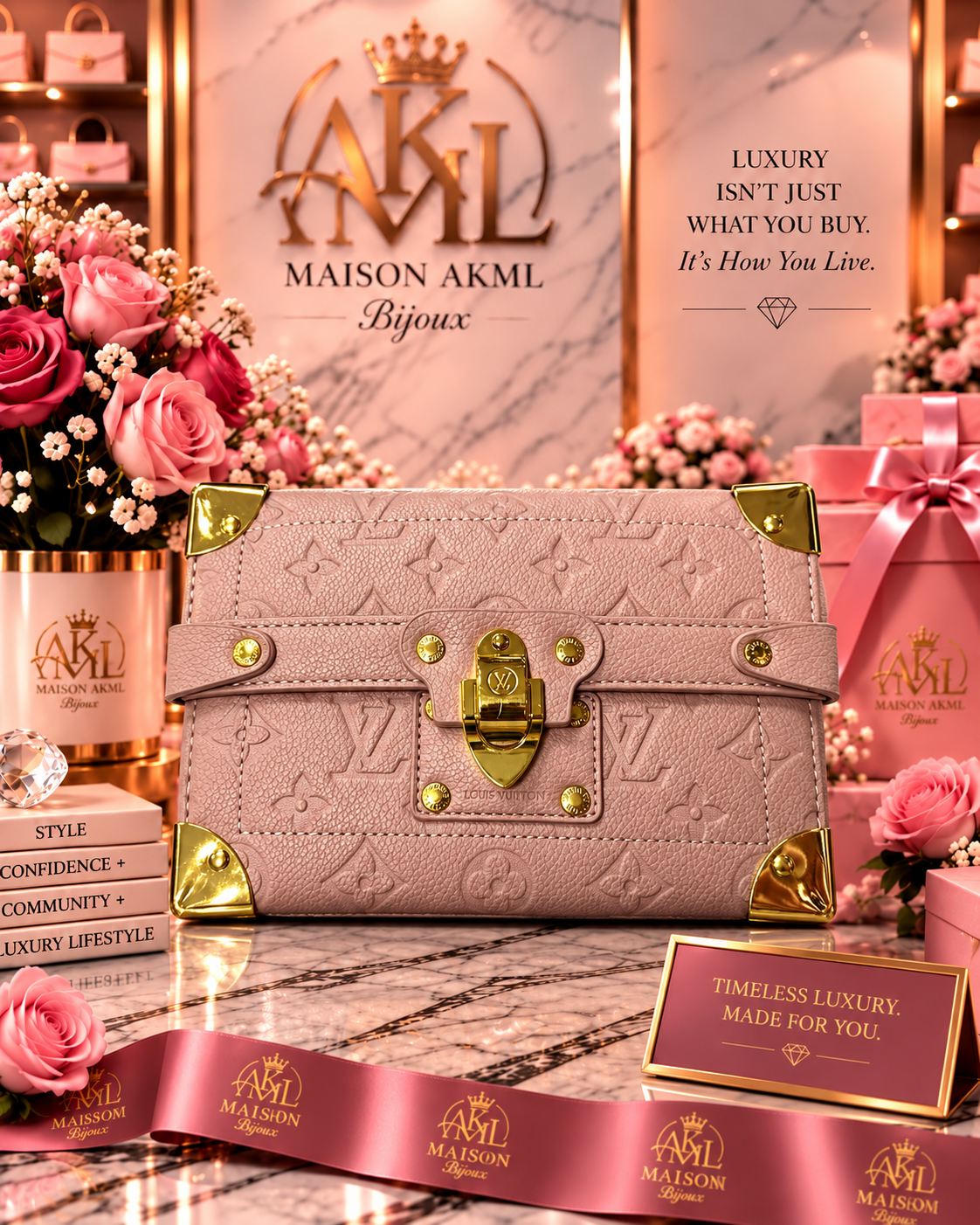 The Blush Lockbox Crossbody