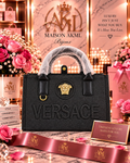 The Black Medusa Structured Tote