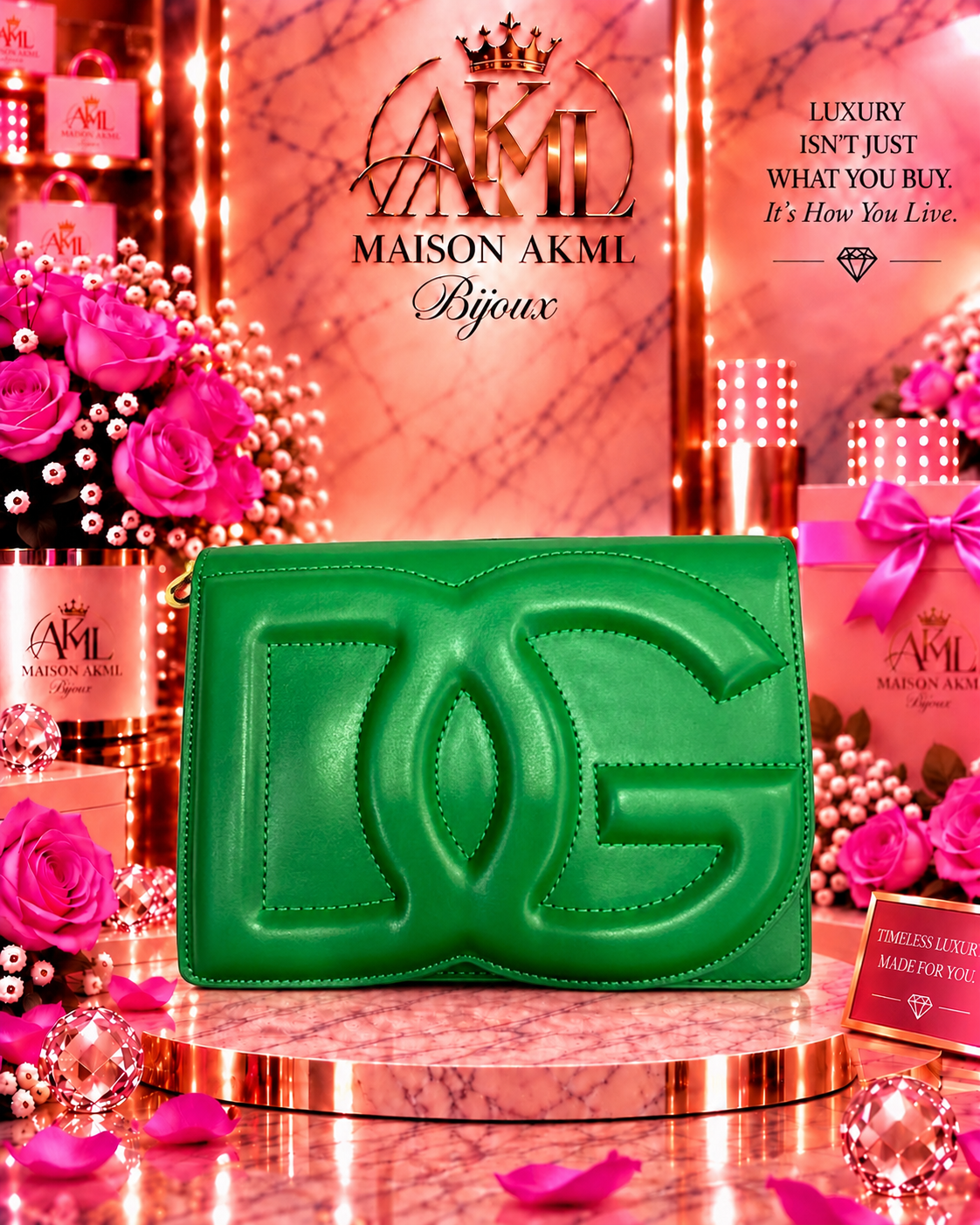 The Emerald Statement Clutch
