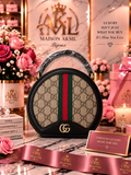 Round Monogram Top-Handle Bag