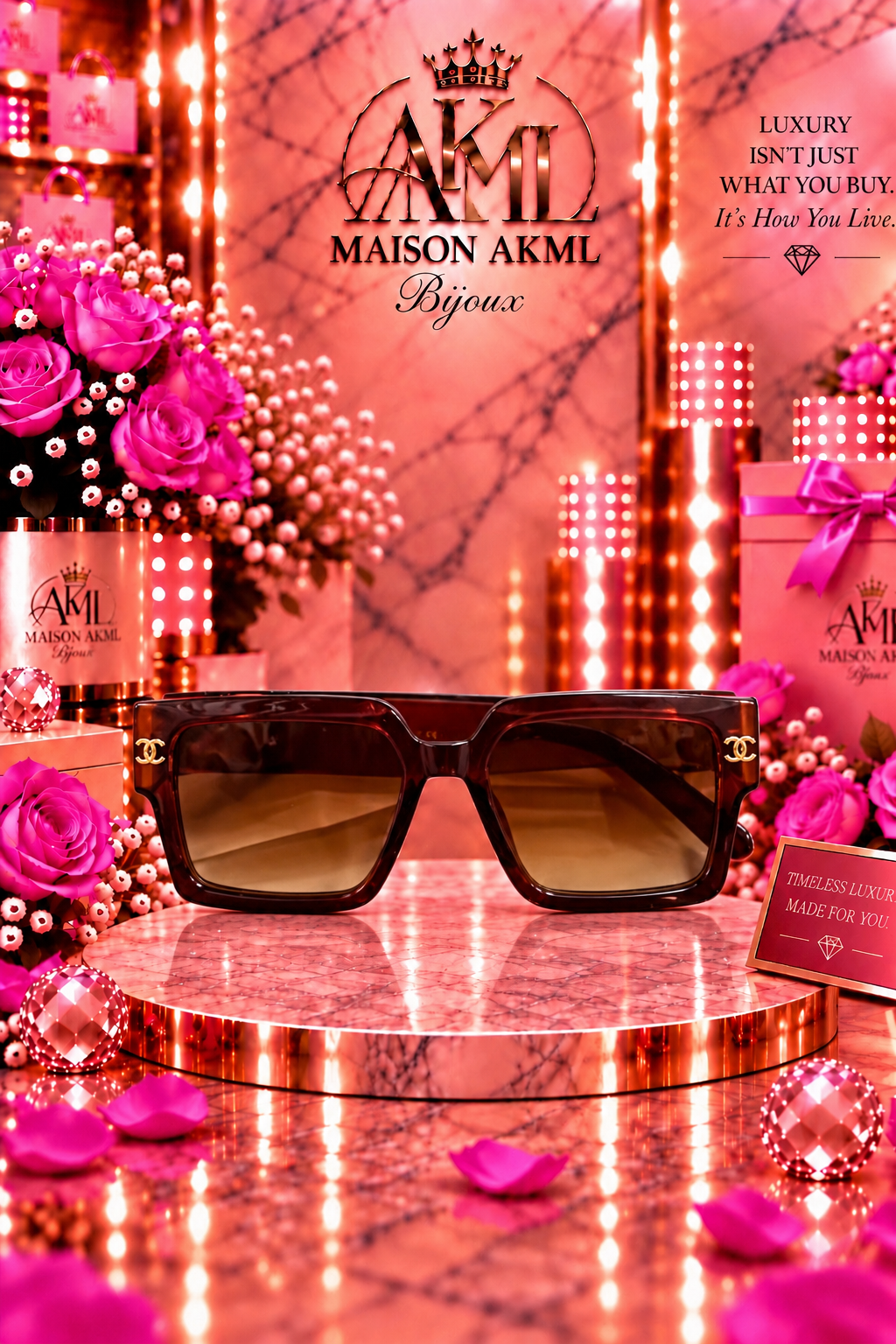 The Cocoa Crown Oversized Sunglasses