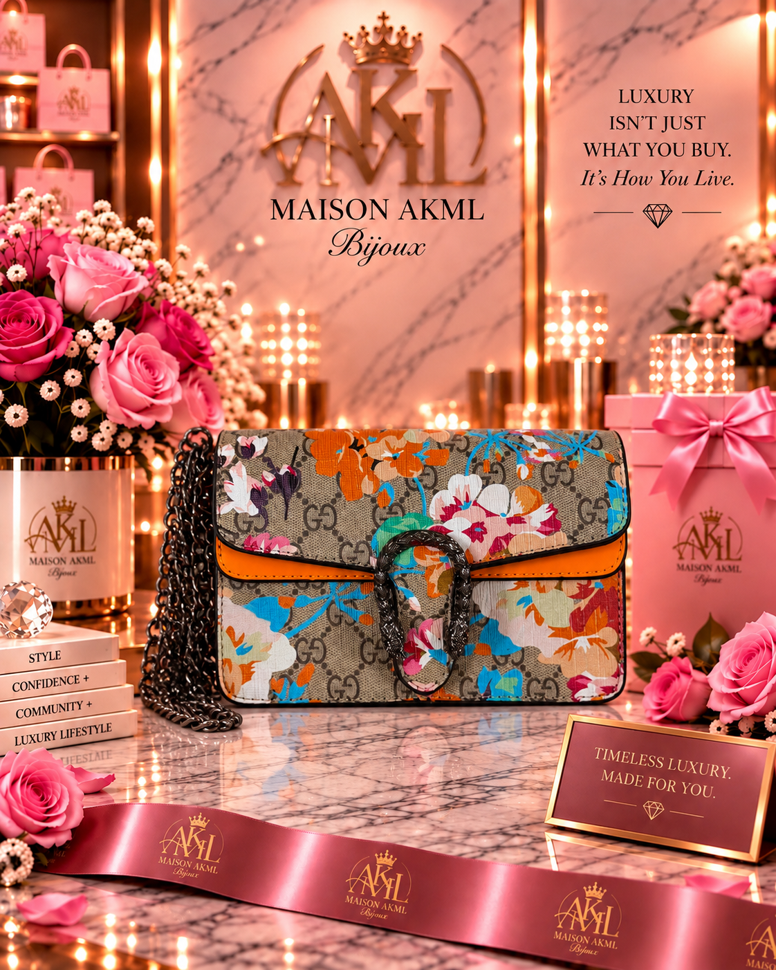 The Garden Luxe Chain Bag
