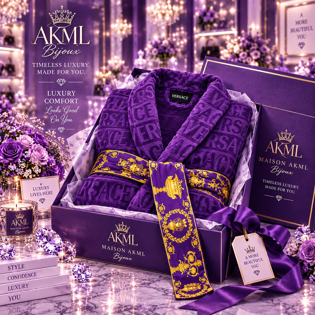 Royal Purple Baroque Luxury Robe