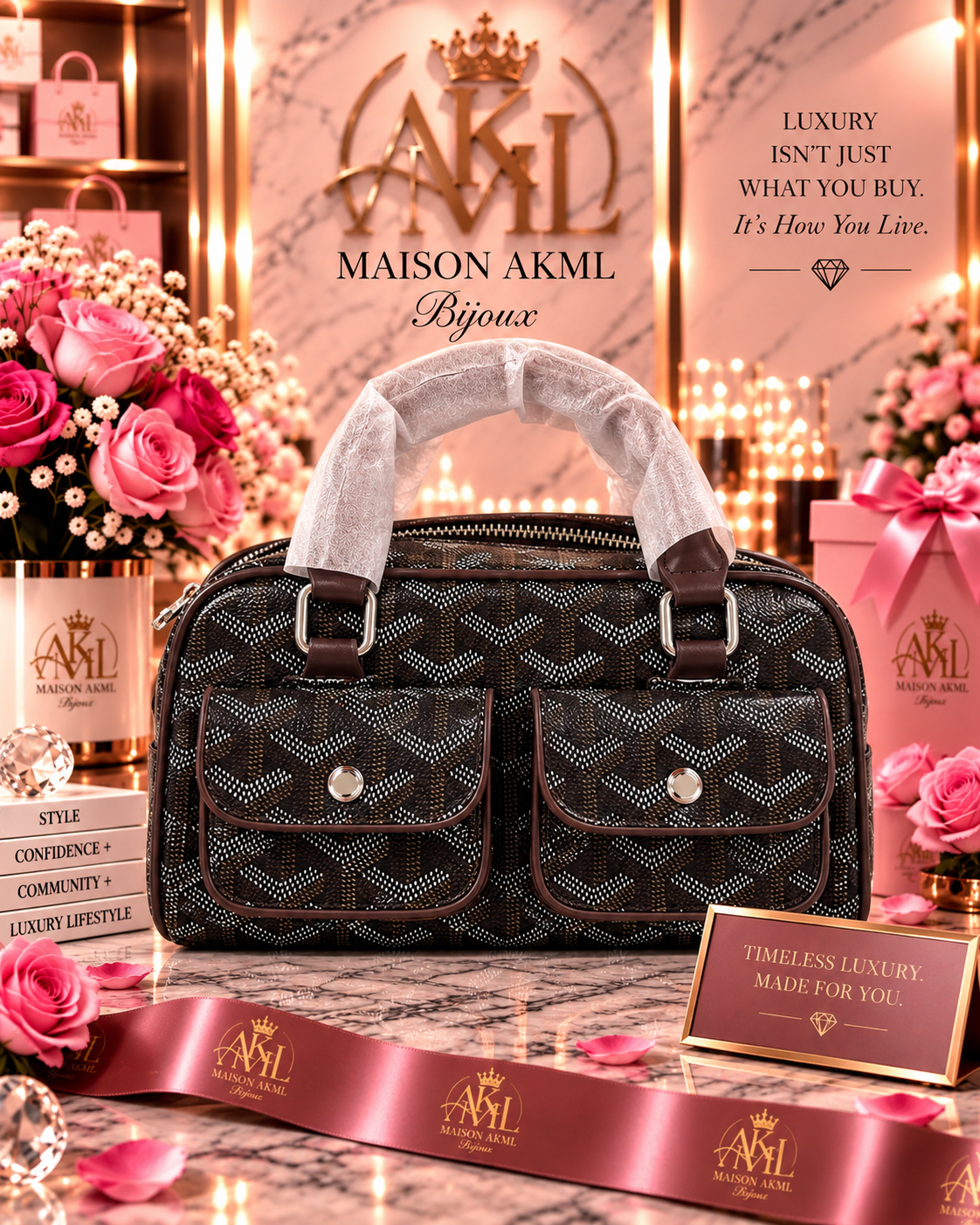 The Luxe Traveler Satchel – Espresso