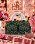 The Luxe Traveler Satchel – Emerald