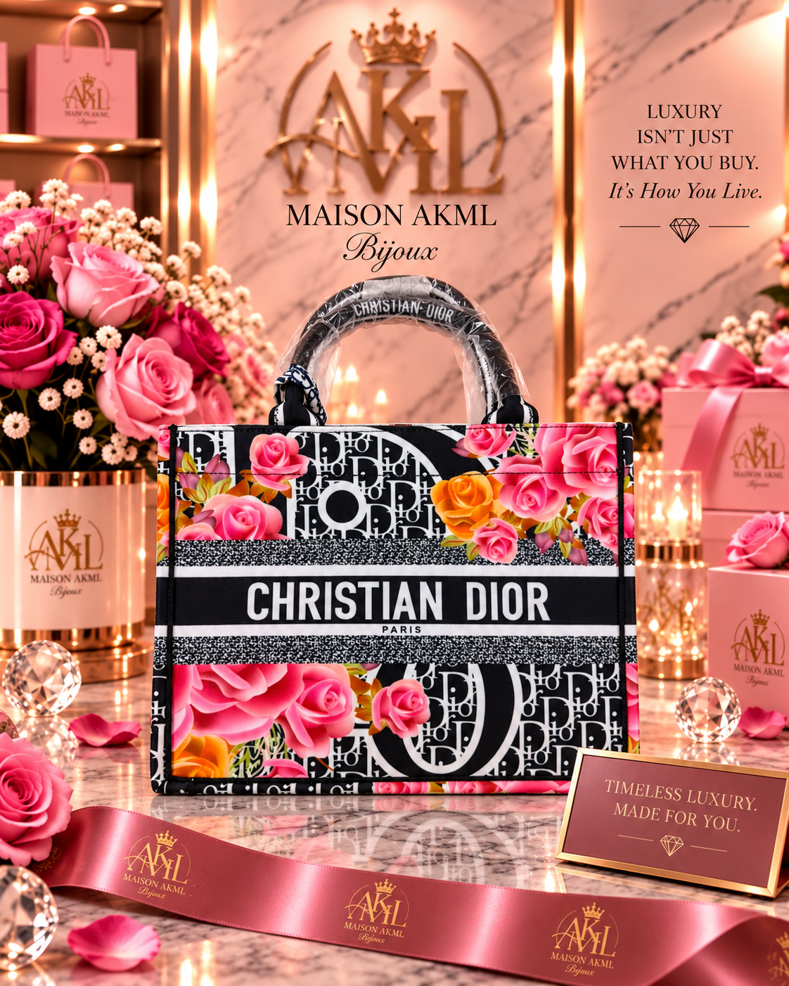 The Bloom Luxe Statement Tote