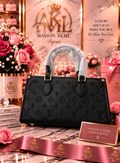 The Noir Embossed Carryall