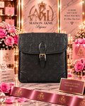 The Noir Embossed Crossbody