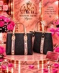 Maison AKML Luxe Embossed Tote