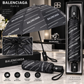Luxury Black Logo Automatic Umbrella