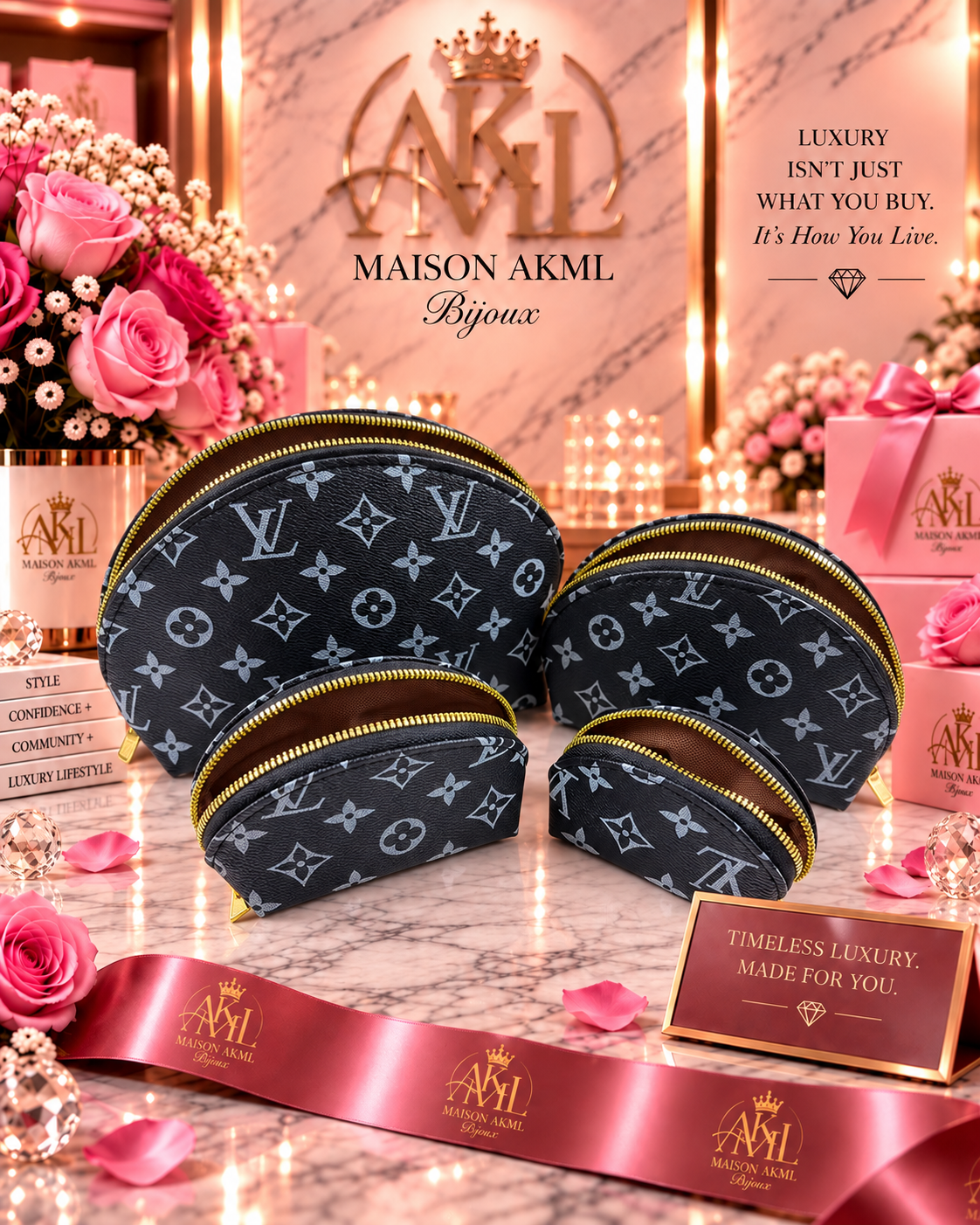 Maison AKML Petite Luxe Cosmetic (4pc)