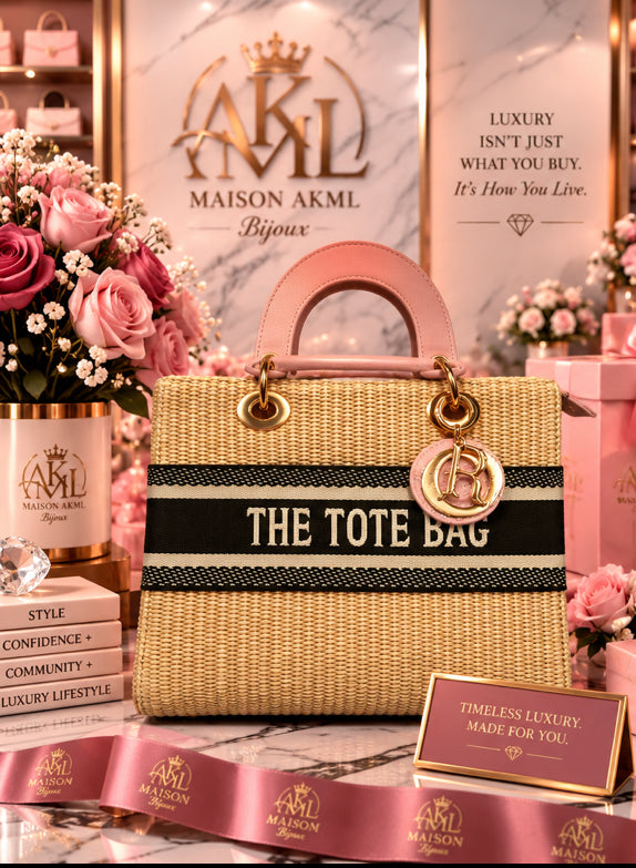 The Tutu Riviera Straw Tote