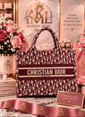 The CD Bordeaux Book Tote