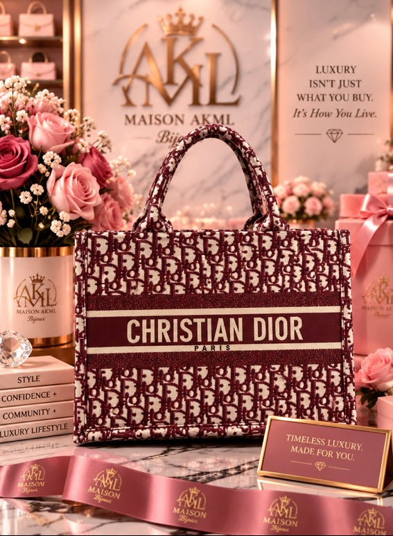 The CD Bordeaux Book Tote